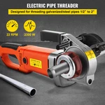Electric Pipe Threader, 2300W Threading Machine With 6 Dies 1/2"-2", 110V. Fixed Price $345.30.