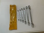 Vintage Nos Sears Brand 6 Box End Wrench Set Sae 4387 1/4 To 7/8 Japan. Fixed Price $40.00.