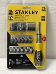 New Stanley 29PC Control-grip Ratcheting Screwdriver Set #54-925 (SH6). Fixed Price $21.95.