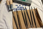 Nicholson Usa 6" 8PC Taper File In Box W/2 Wooden Handles 13807. Fixed Price $140.00.