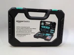 Amazon Basics Household Tool Kit With Storage Case Turquoise 142 Pcs. Fixed Price $43.99.