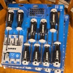 Hart 39-PIECE Screwdriver Set HRS65007 Phillips Slotted Bit Precision. Fixed Price $20.34.