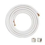 Vevor 25 Ft. Mini Split Line Set 3/8 In. And 5/8 O.d Copper Pipes Tubing. Fixed Price $107.99.