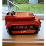 Elefly CMCB205 20V 5AH Li-ion Rechargeable Power Tool Battery Pack Red. Fixed Price $27.00.