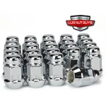 24 Lug Nuts Bulge Acorn 12X1.5 Chrome 21MM 13/16 Hex. Fixed Price $26.65.