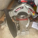 Craftsman Lasertrac Corded Electric Miter Saw Gray/black/red Used. Fixed Price $75.00.