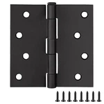 Bowery Hill Steel Door Hinge Matte Black 4-INCH Square Corner 10 Pack. Fixed Price $42.73.