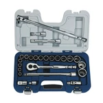 25-PIECE,1/2" Drive Basic Tool SET,12 Point,rugged-case-system,mm,williams 50619. Fixed Price $169.74.