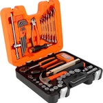 Bahco S71MIX Piece 1/2" Drive Metric Socket Set With Spanners Pliers Tool Kit. Fixed Price $269.31.