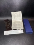 Vintage Diwa NO.601-1 Denmark Engineer Slide 6" Rule With Leather Case. Fixed Price $25.00.