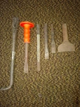 5 Dasco Pro Cold Chisels & 1 Pry Bar - Used Tools. Fixed Price $40.00.