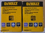 Of Dewalt 23-GAUGE Pin Nails 1-3/4" DWPN23175 (2000 Per Pack) 4000 Total. Fixed Price $29.29.