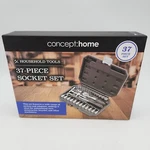 Concept Home 37 Piece Household Tools Socket Set With Storage Case New. Fixed Price $15.95.