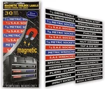 Magnetic Tool Box Organizer Labels Green Steel Drawer Cabinet Organization 30PCS. Fixed Price $23.99.