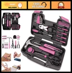 39-PIECE Pink Kit For Women All-purpose Household Tools Set With Toolbox. Fixed Price $35.99.