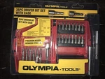 Olympia Tools 35 Piece Driver Bit Set With Case New And Sealed. Fixed Price $15.00.