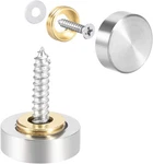 Uxcell Mirror Screws Decorative Caps Cover Nails Brushed Stainless Steel 16MM 8P. Fixed Price $19.63.