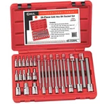Genius Tools Piece 1/4" & 3/8" Dr. Sae Hex Bit Socket Set BS-2328HL. Fixed Price $184.24.