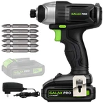 Impact Driver 20 Lithium Ion 1/4" Hex Cordless With Led Work Light, .... Fixed Price $89.10.