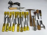 Huge Lot Cs Osborne Upholstery Staple Lifter Nail Tack Hammer Remover Tools Usa. Fixed Price $189.00.