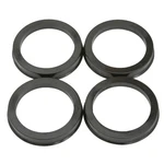 (4) Plastic Black Centric Hubrings 70.3MM & 74.1MM Wheel (70-74). Fixed Price $9.99.