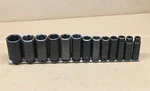Mac Tools 13 Pc Sae Deep Impact Socket Set -1/2" Drive Point 7/16" 1-1/4". Fixed Price $279.95.