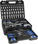 Mechanics Tool Set With Drawer Box, 279-PIECE Sae And Metric Kit. Fixed Price $213.99.