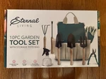 Eternal Living 10 Piece Garden Heavy Duty Tool Set With Storage Bag Brand New. Fixed Price $22.90.