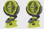 2X Ryobi One+ 18V Cordless 4 In. Clamp Fan Ships Puerto Rico Too Units Set. Fixed Price $59.00.