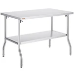 Vevor Folding Commercial Prep Worktable Workstation 48 X 30. Fixed Price $285.90.