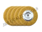 5 Pack Vct 6" Brass Coated Steel Wire Wheel Brushes For Bench Grinders. Fixed Price $34.95.