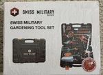 Swiss Military Design Gardening Tool Set Carrying Case New Box. Fixed Price $30.00.