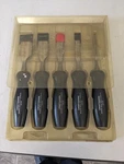 Vintage Craftsman Usa Wood Chisel Set Of 36854 36853 36852 36851 36850. Fixed Price $50.00.