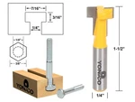 1/4" Hex Bolt Slot Router Bit - Shank Yonico 14190Q. Fixed Price $13.95.