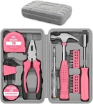 24PCS Pink Home Repair Tool Kit For Women - Compact Mini Starter Hardware Set Wi. Fixed Price $23.39.