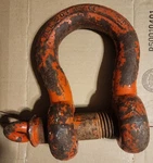 Ce Ton Iron Bow/ Anchor Shackle Wll 1-1/2" 38MM Screw Pin Heavy Lifting. Fixed Price $150.00.