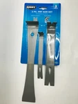 Hart Pry Bar Set 3-PIECE Forged Steel With Beveled Nail Pull. Fixed Price $12.95.