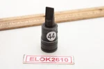 Snap-on GF52 5/1" 3/8" Black Chrome Slotted/flat Screwdriver Socket Usa. Fixed Price $17.99.