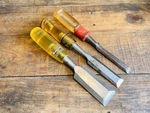 Lot Vintage Stanley No. 60 Wood Chisel 3/4 Handyman 16-220 Bevel Edge Tool Usa. Fixed Price $29.00.