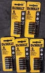(5-PK) Dewalt DWA1SEC6 6PC. Security Set (tamper-proof Torx And Hex Bits). Fixed Price $16.00.