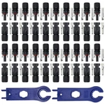 40PCS Solar 1000V Dc 30A Panel Cable CONNECTORS,IP67 Waterpr.... Fixed Price $26.95.
