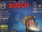 Bosch GPL100-50G 125' Point Cordless Green Beam Self Leveling Alignment Laser. Fixed Price $215.00.
