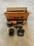 Ridgid 18V Cordless 4-1/2 In. Angle Grinder Kit 4.0 Ah Battery+charger+handle. Fixed Price $120.00.
