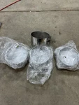 4-UNITED Pacific Stainless Steel Universal Wide Band Exhaust Clamp 8 Inch. Fixed Price $312.00.