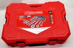 Craftsman 135 Pc. Socket Set, Sae & Metric, 1/4", 8", 1/2" Drive. Fixed Price $123.29.