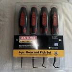 Craftsman Professional 4-PC. Hook & Pick Set 947077 Usa. Fixed Price $209.95.