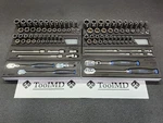 Snap-on New Power Blue 106PC 1/4" & 3/8" Dr Sae Metric Foam Set. Fixed Price $3795.00.