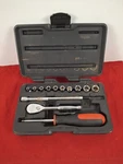 Gearwrench 1/4" Socket Set With Hand Driver. Fixed Price $35.00.