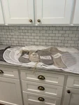 Wentworth Crest Bedding Storage Bags Lot Belgian Linen Drawstring Large Set. Fixed Price $19.99.