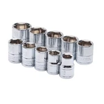 Husky 3/8 In. Drive Standard Metric Socket Set (10-PIECE). Fixed Price $15.99.
